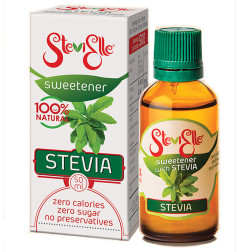 Indulcitor natural cu Stevia simplu, mare 50ml, zero zahar, zero calorii