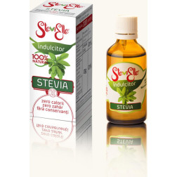 Indulcitor natural cu Stevia simplu, mare 50ml, zero zahar, zero calorii